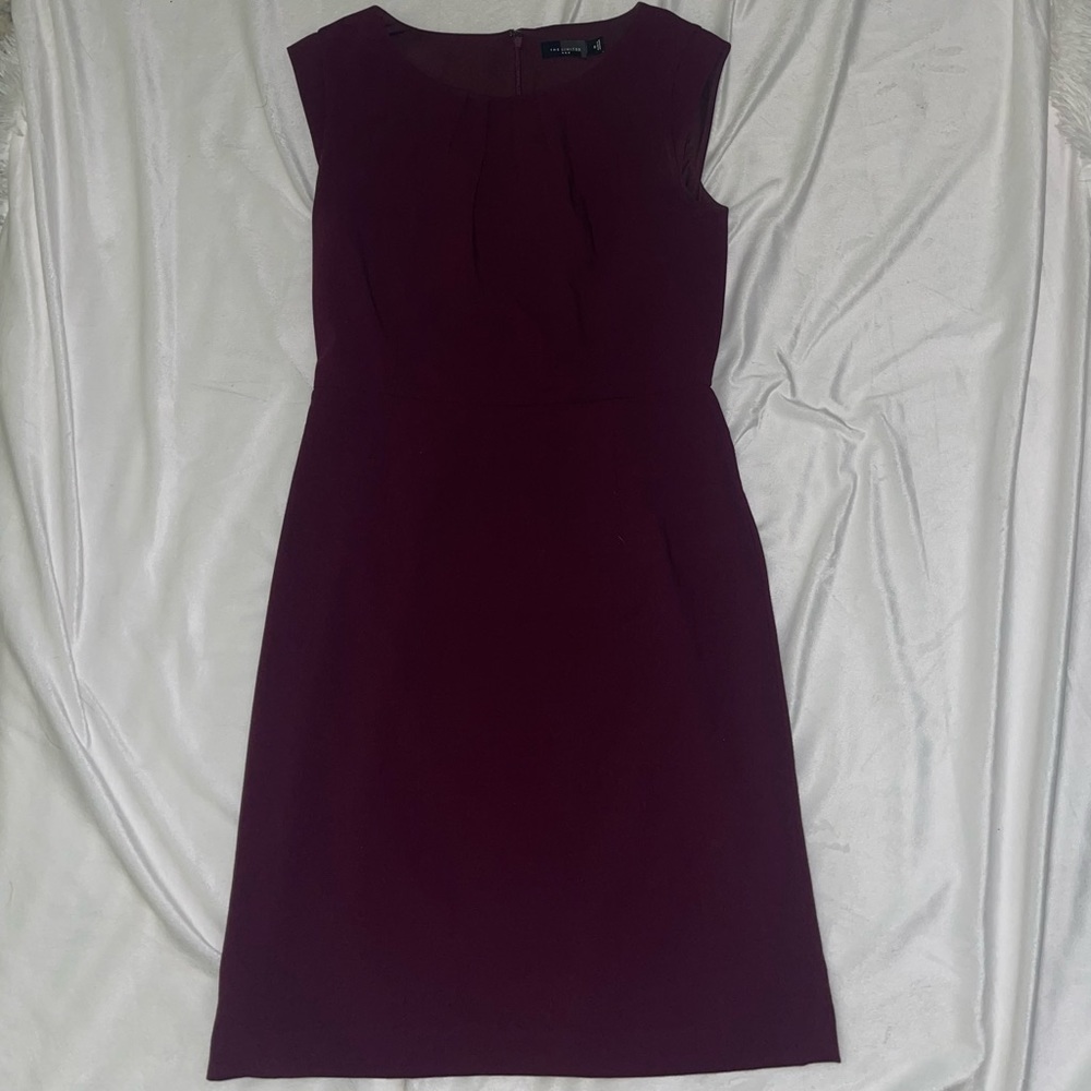 Maroon Business Dress